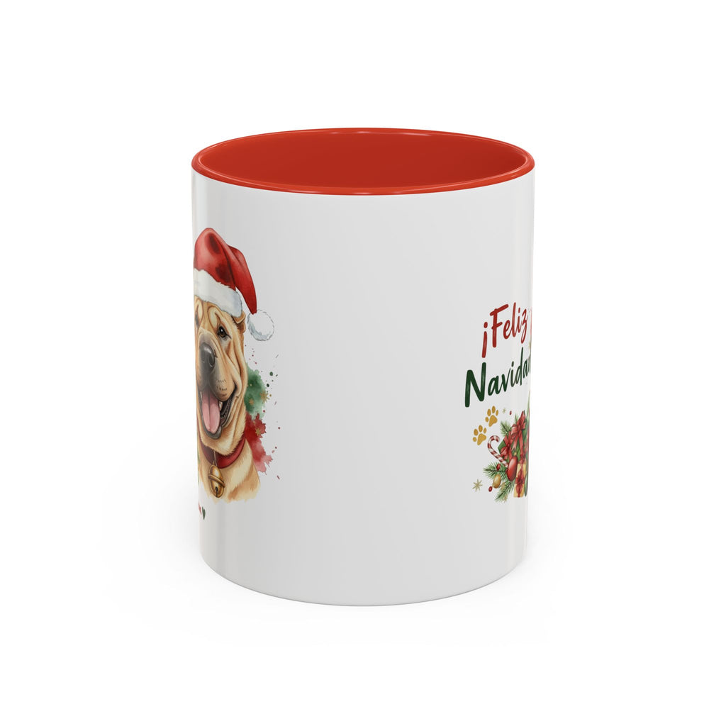 Taza Navideña Shar Pei | ¡Feliz Navidad!