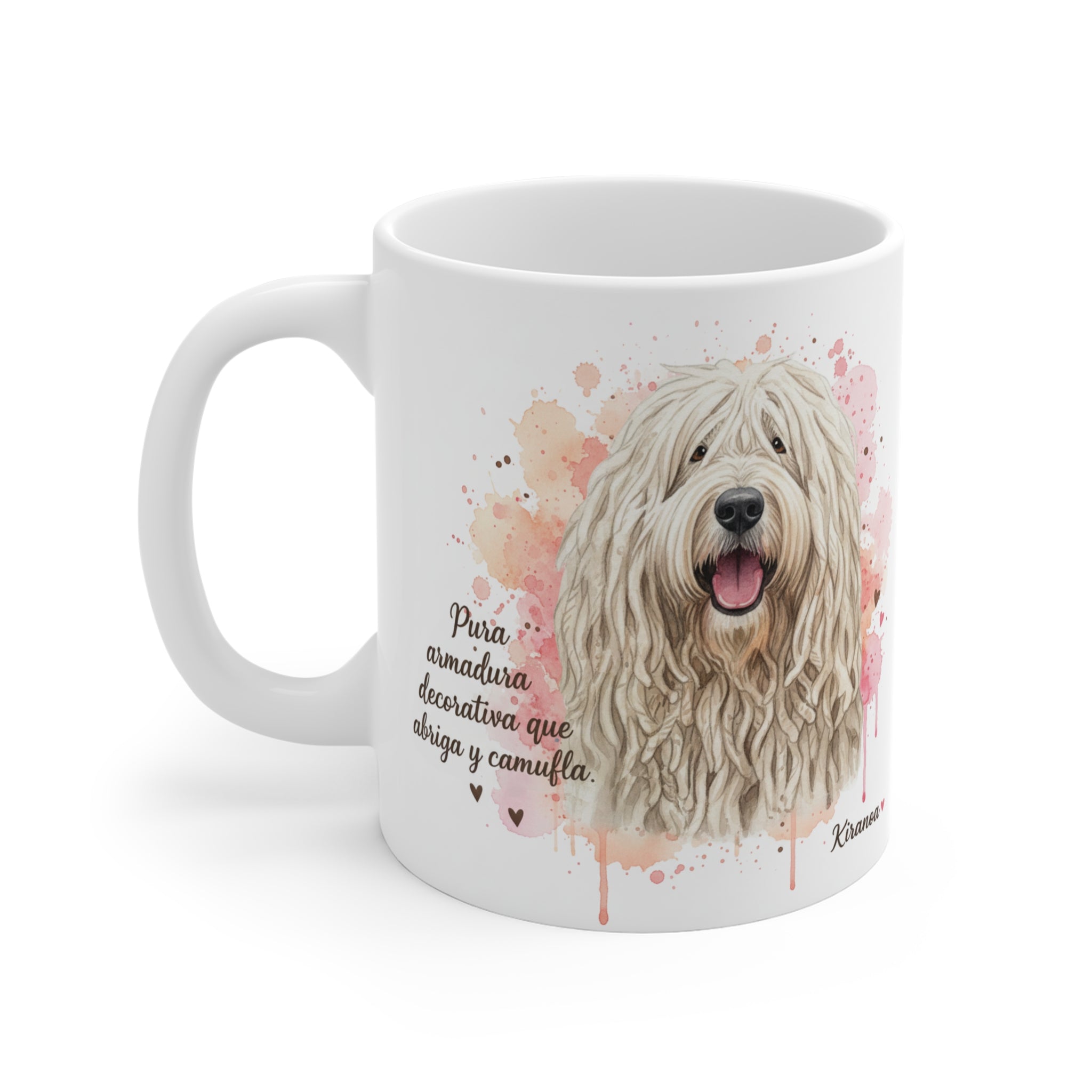 Taza Komondor | Pura armadura decorativa que abriga y camufla