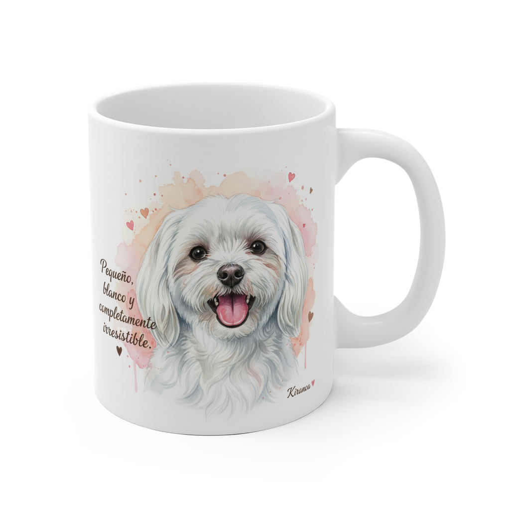 Taza Bichón Maltés | Pequeño blanco y completamente irresistible