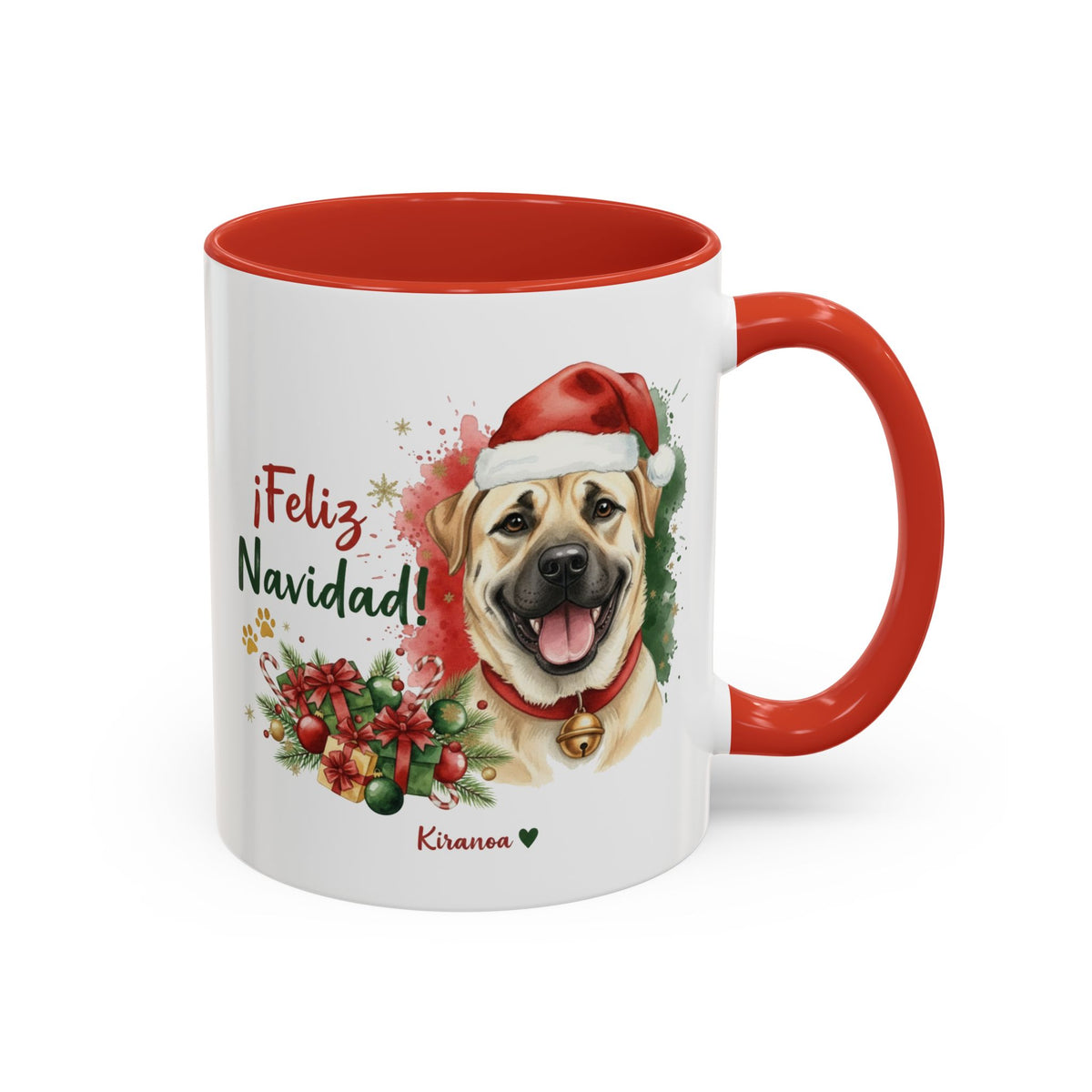 Taza Navideña Kangal Turco | ¡Feliz Navidad!