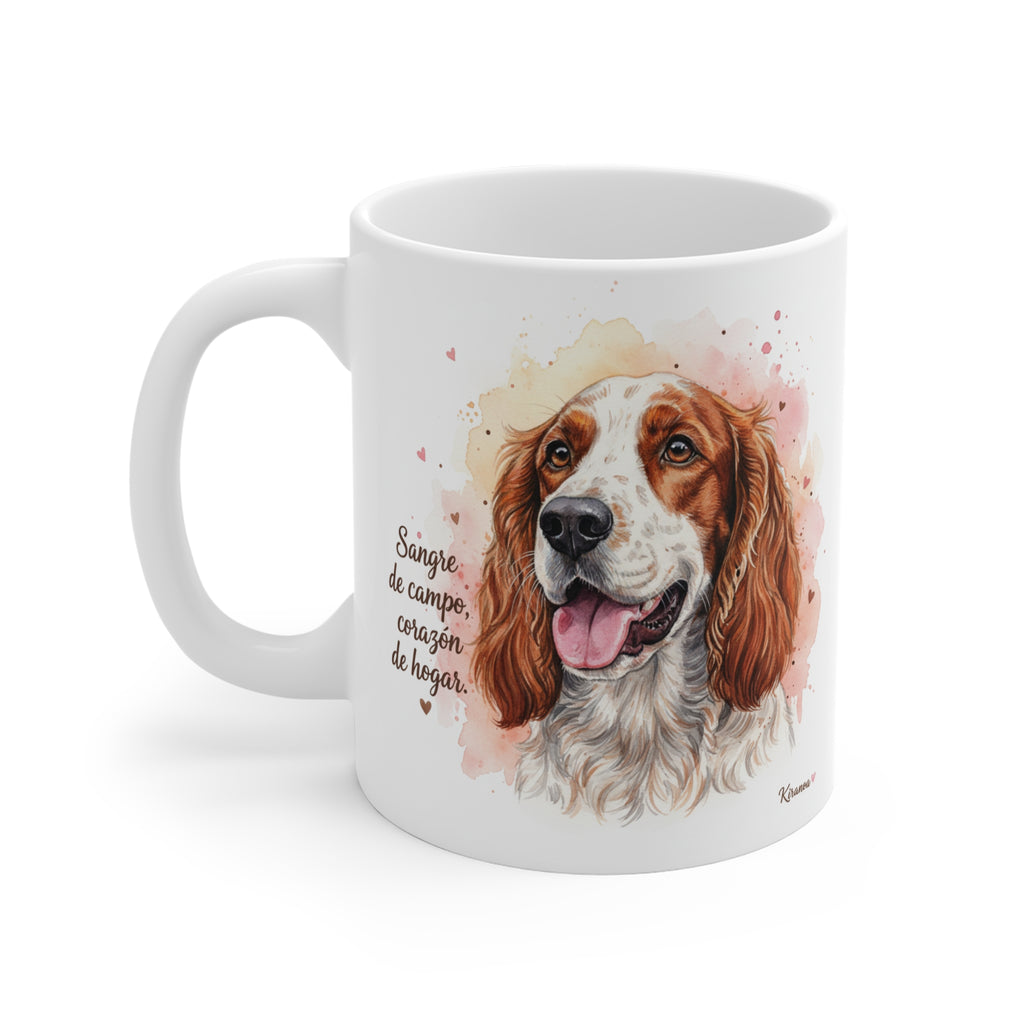 Taza Springer Spaniel Galés | Siempre de campo corazón de hogar