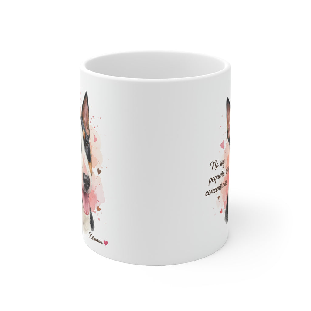 Taza cerámica Bull Terrier Miniatura 325 ml vista lateral