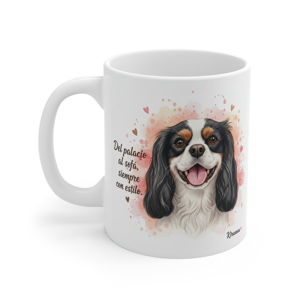 Taza Cavalier King Charles Spaniel | Del palacio al sofá siempre con estilo
