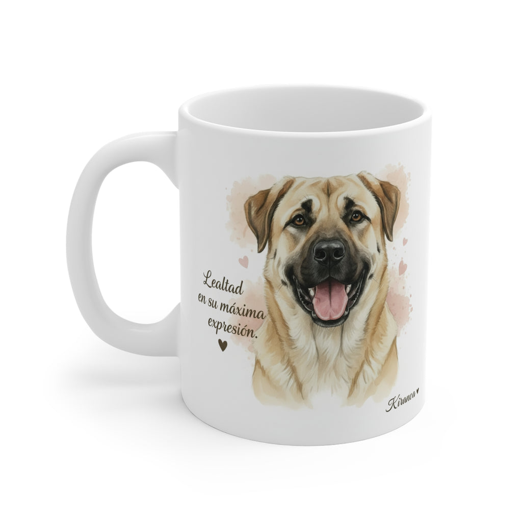 Taza Kangal cara trasera — diseño impreso en ambas caras — Kiranoa