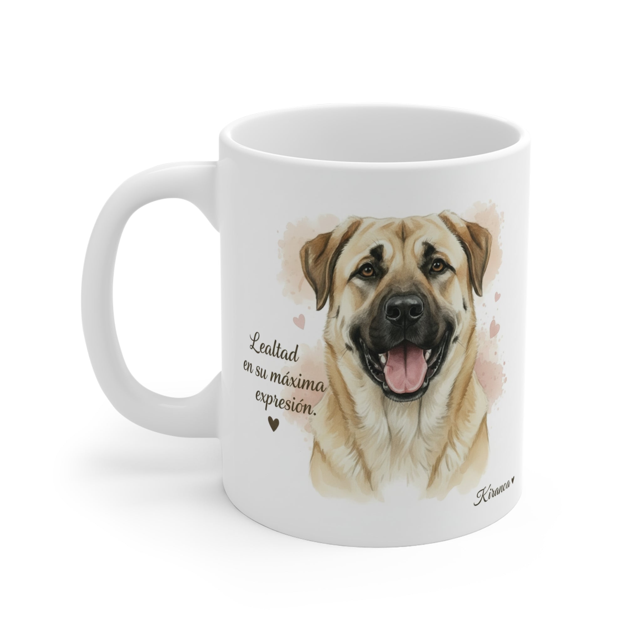 Taza Kangal cara trasera — diseño impreso en ambas caras — Kiranoa