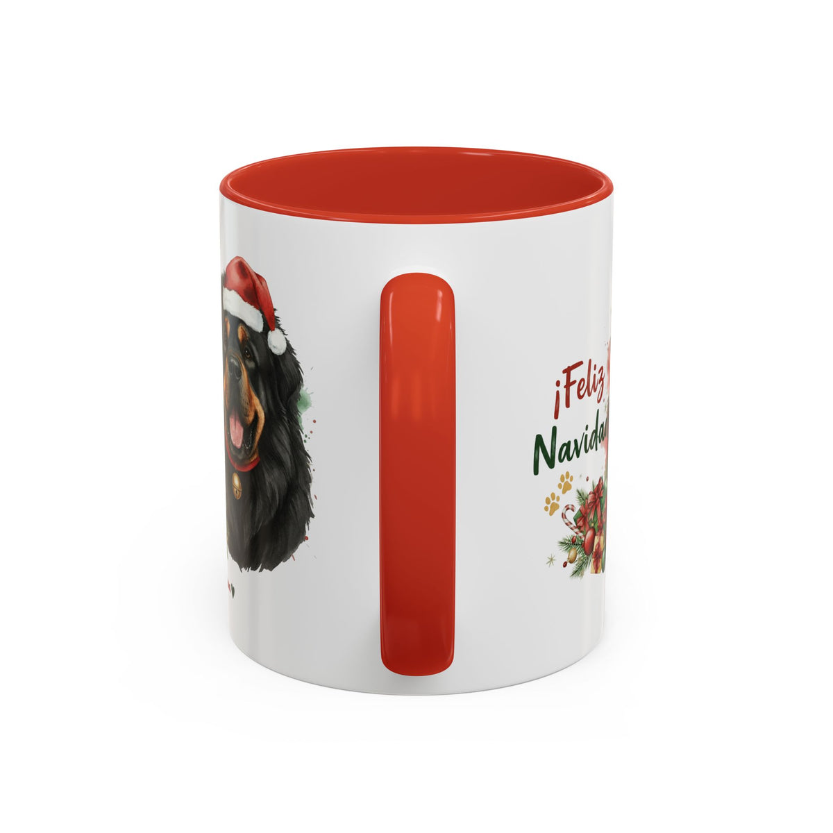 Taza Navideña Dogo del Tíbet | ¡Feliz Navidad!