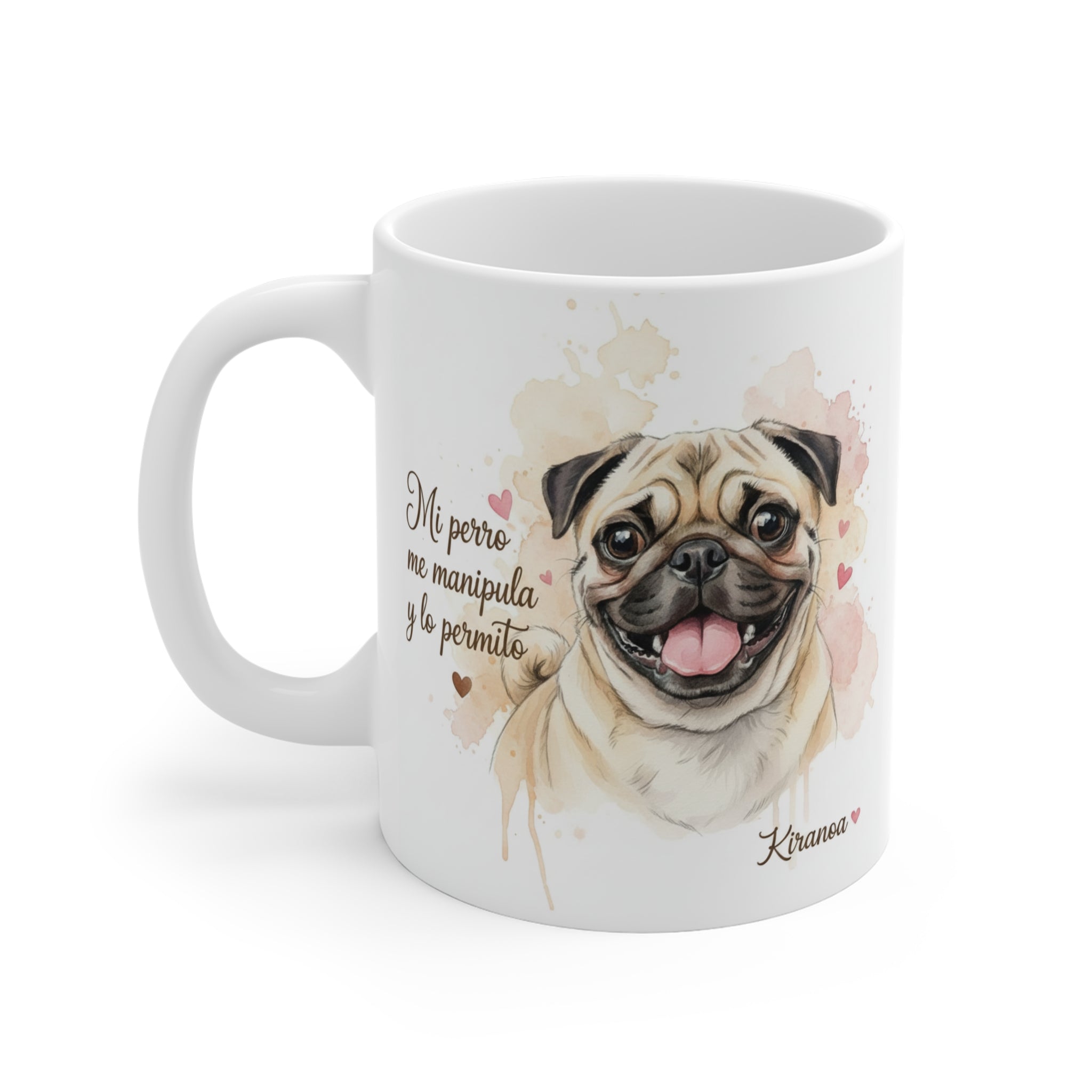 Taza Carlino cara trasera — diseño impreso en ambas caras — Kiranoa