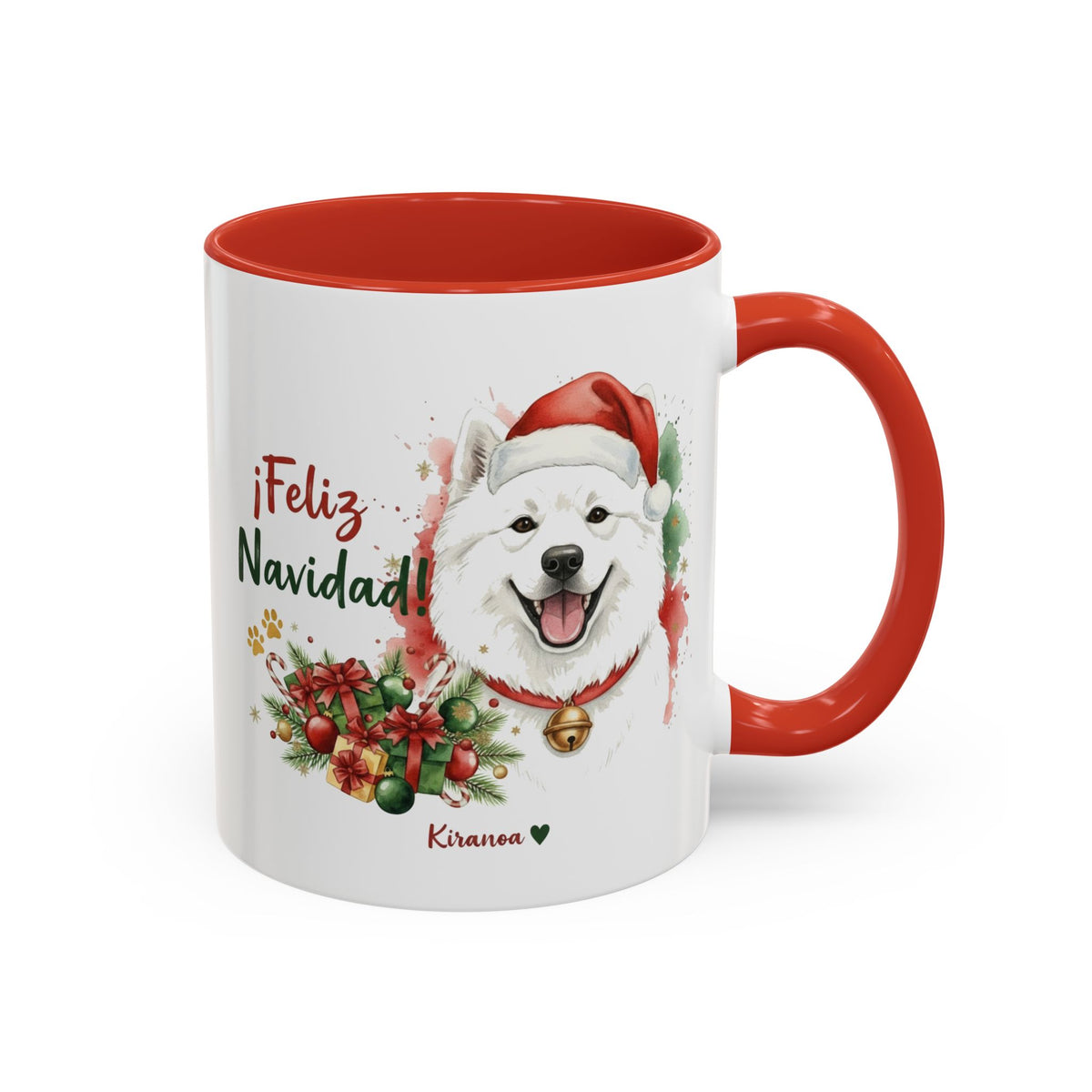 Taza Navideña Samoyedo | ¡Feliz Navidad!