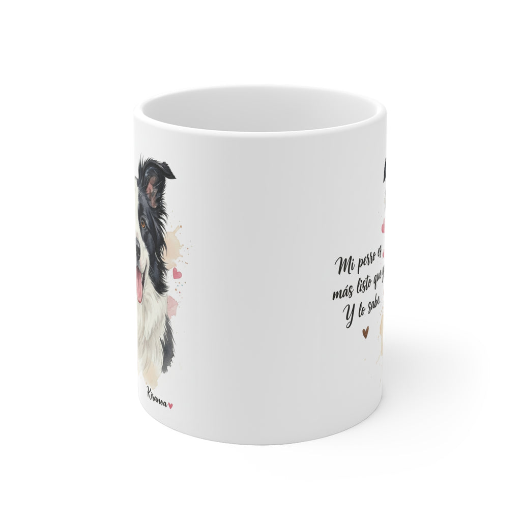 Taza cerámica Border Collie 325 ml – vista lateral