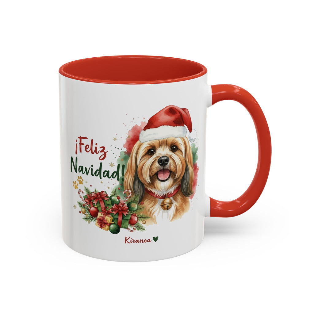 Taza Navideña Lhasa Apso | ¡Feliz Navidad!