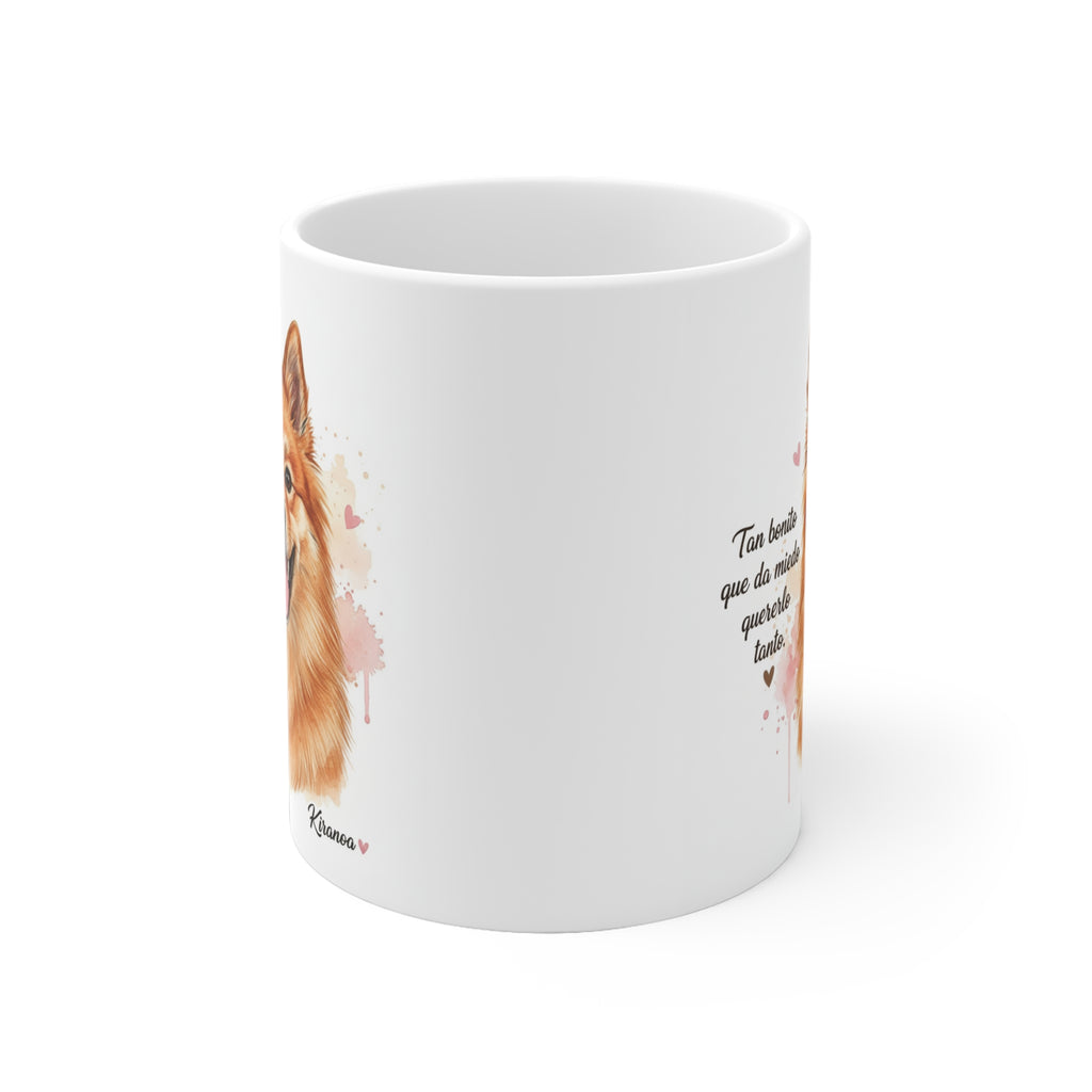 Taza cerámica Spitz Alemán 325 ml – vista lateral