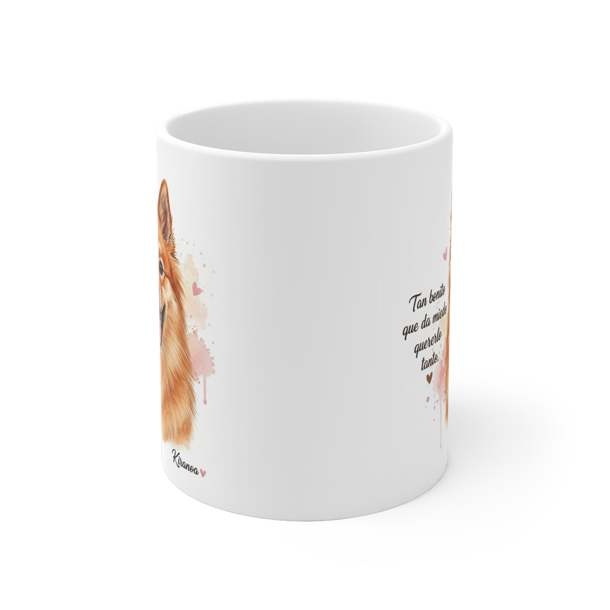 Taza cerámica Spitz Alemán 325 ml – vista lateral