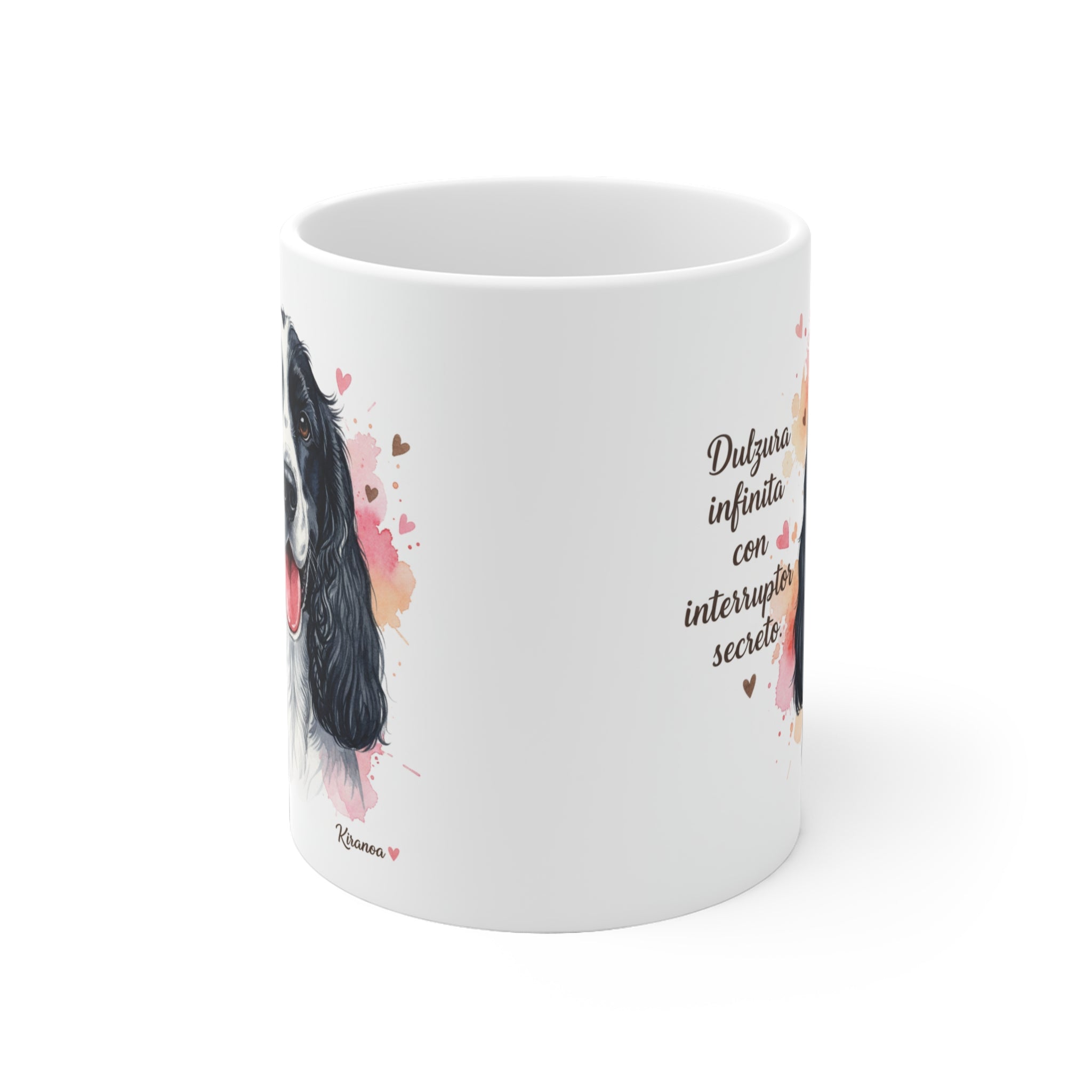 Taza Cocker Spaniel Americano | Dulzura infinita con interruptor secreto