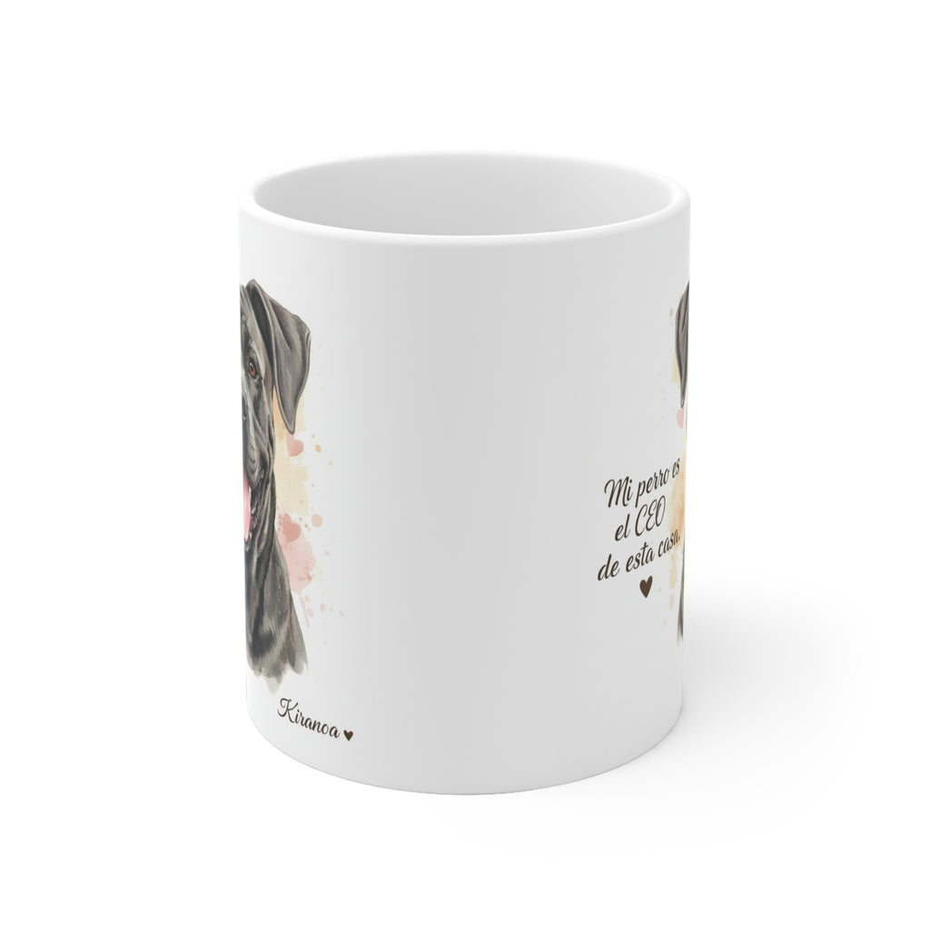Taza cerámica Cane Corso 325 ml – vista lateral