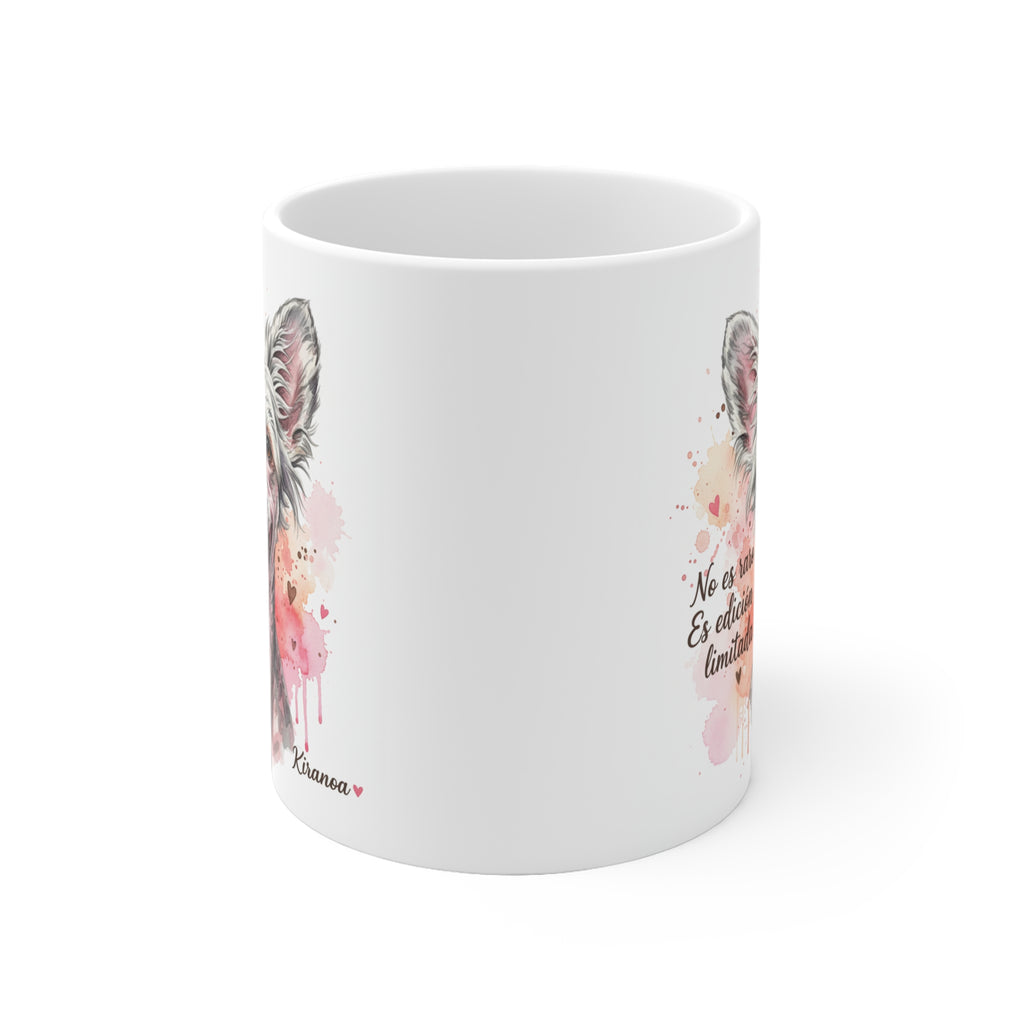 Taza cerámica Crestado Chino 325 ml – vista lateral