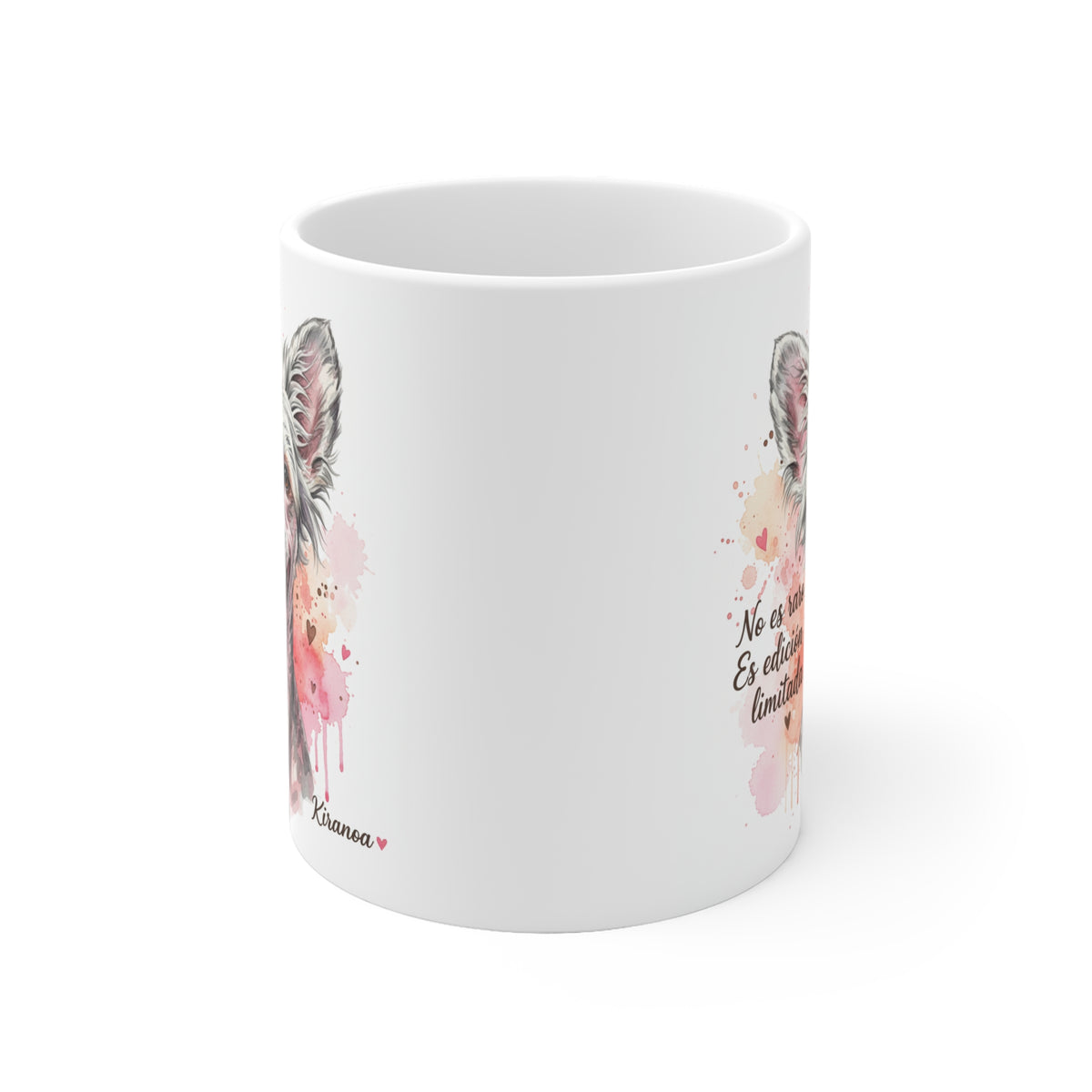 Taza cerámica Crestado Chino 325 ml – vista lateral