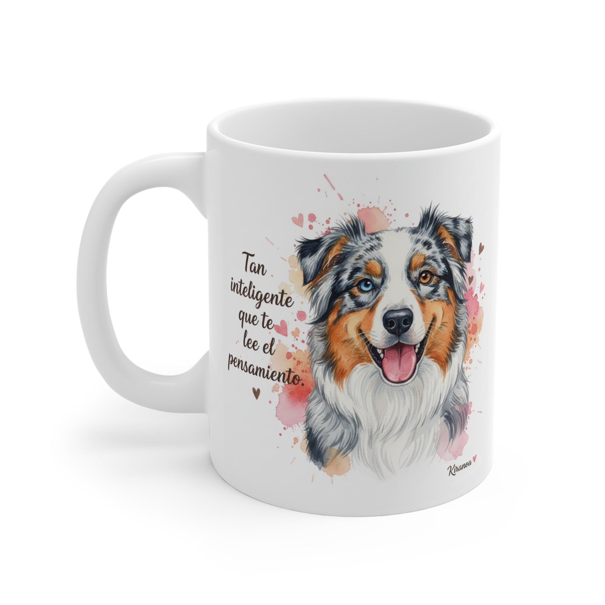 Taza Pastor Australiano | Tan inteligente que te lee el pensamiento