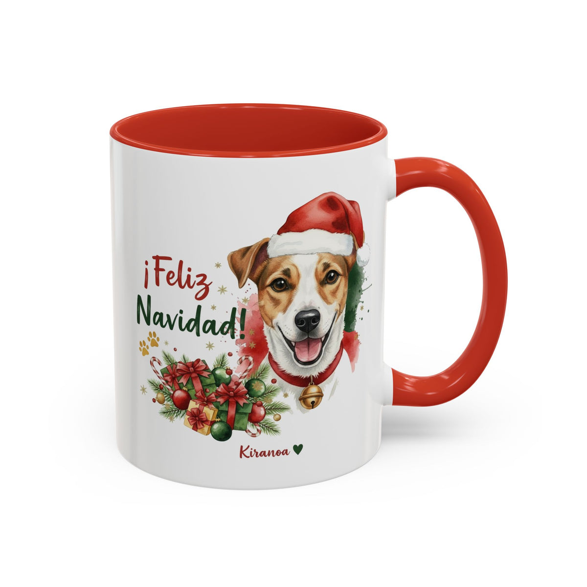 Taza Navideña Jack Russell Terrier | ¡Feliz Navidad!