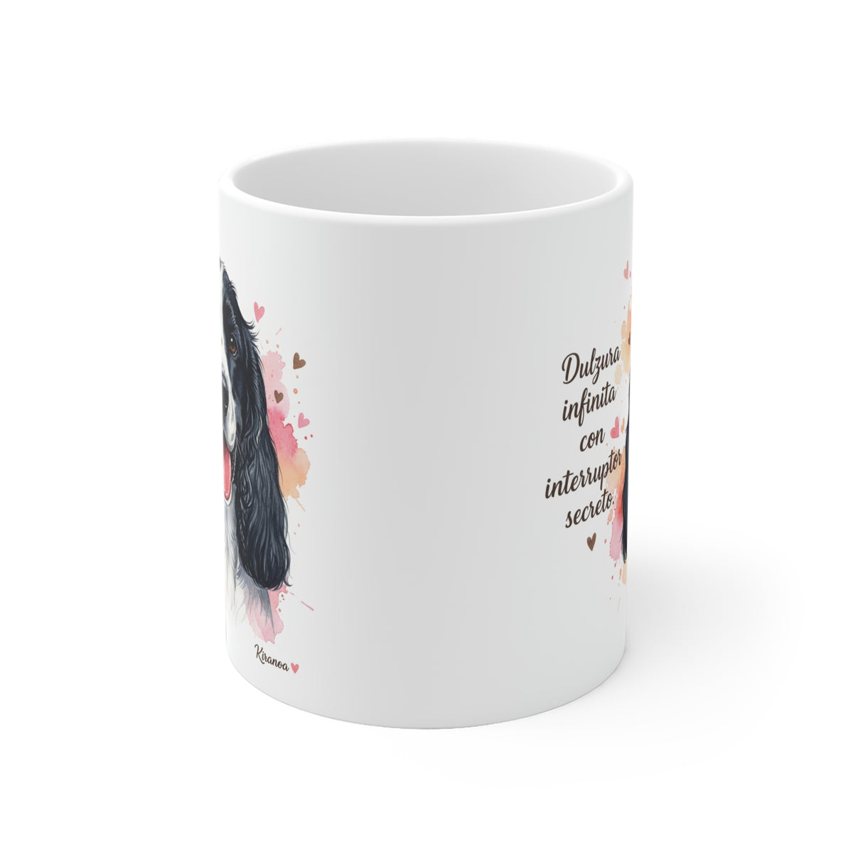 Taza cerámica Cocker Spaniel Americano 325 ml – vista lateral