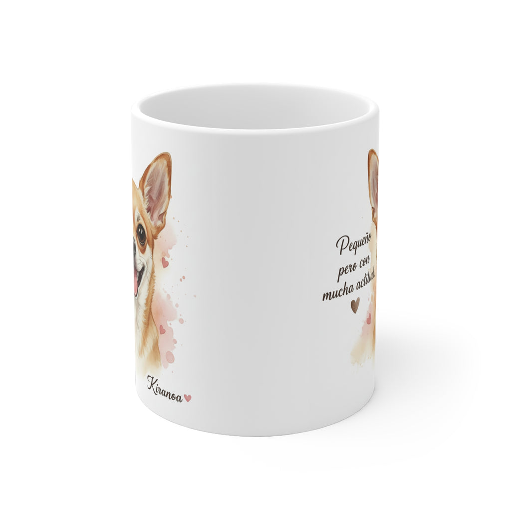 Taza cerámica Chihuahua 325 ml – vista lateral