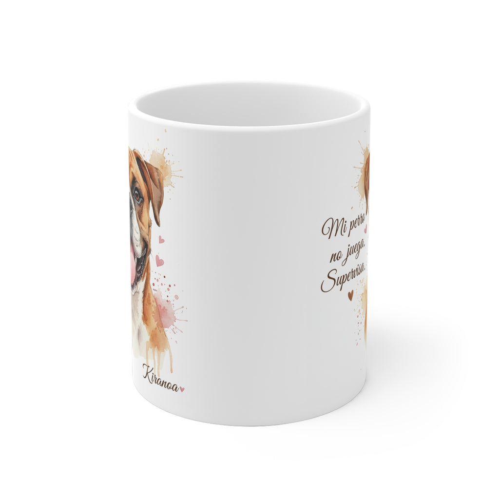 Taza cerámica Boxer 325 ml – vista lateral